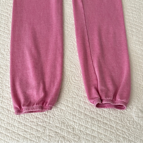 Sundry Pigment Dyed Pink Basic Sweatpants Joggers Women’s 2 / Medium USA Made - Picture 10 of 12